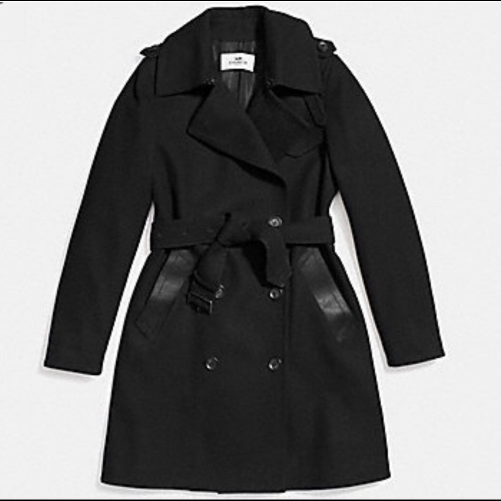WOOL TRENCH COACH
BLACK MSRP:$795
